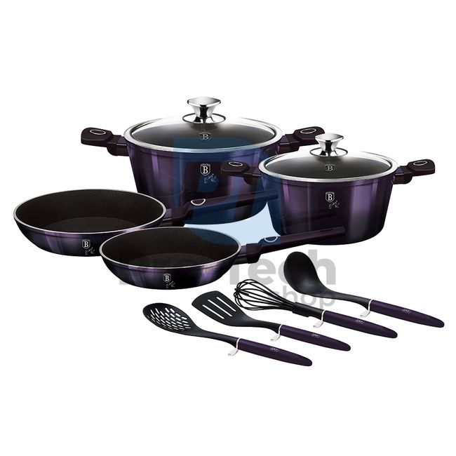 10-piece cooking set with titanium surface PURPLE ECLIPSE COLLECTION 20251