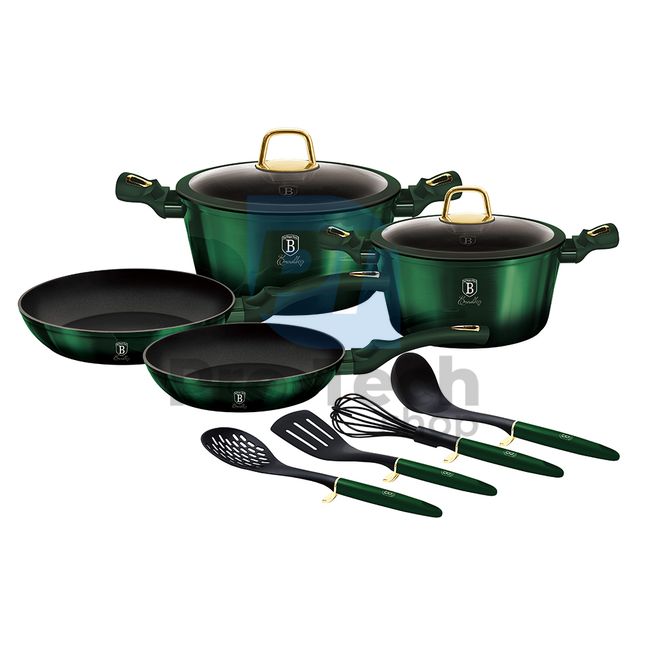 10-piece cooking set with titanium surface EMERALD COLLECTION 20137