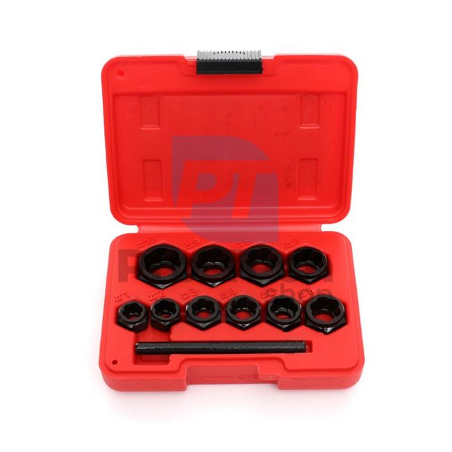 11 Piece Set of sockets for broken screws 10039