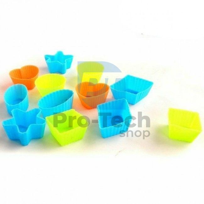 12-piece set of silicone moulds 51292