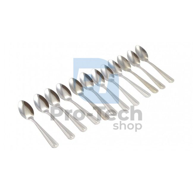 12-piece set of stainless steel coffee spoons 52609