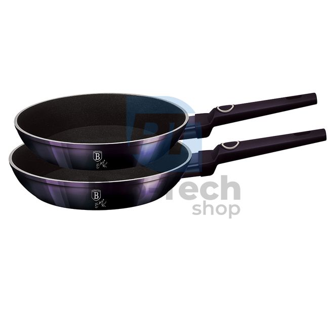 2-piece set of pans with titanium surface PURPLE ECLIPSE COLLECTION 20245