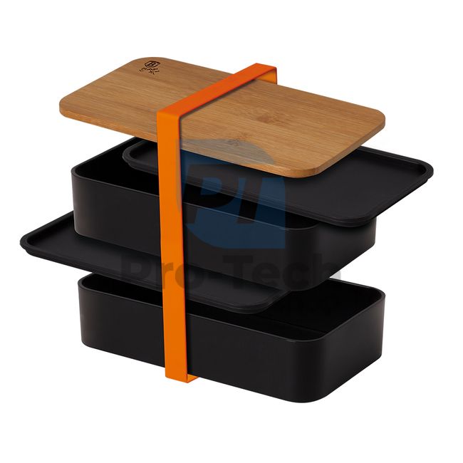 2-piece lunch box with bamboo lid 20537