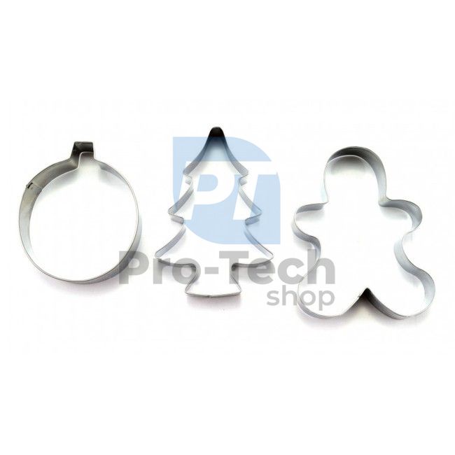 3-piece set of cookie cutters 51254