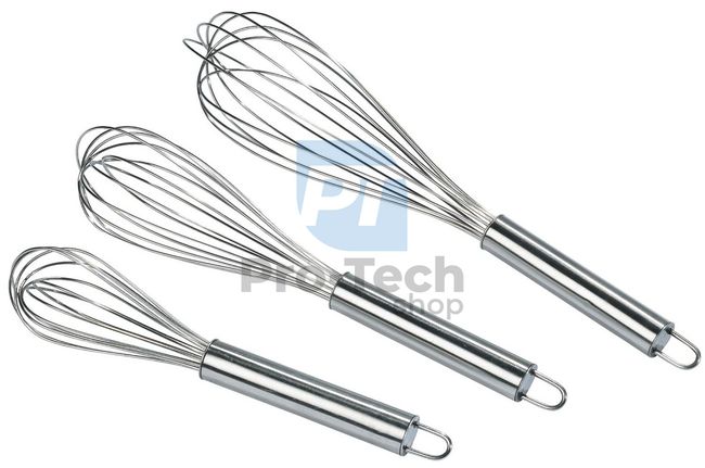 3-piece stainless steel whisk set 51487