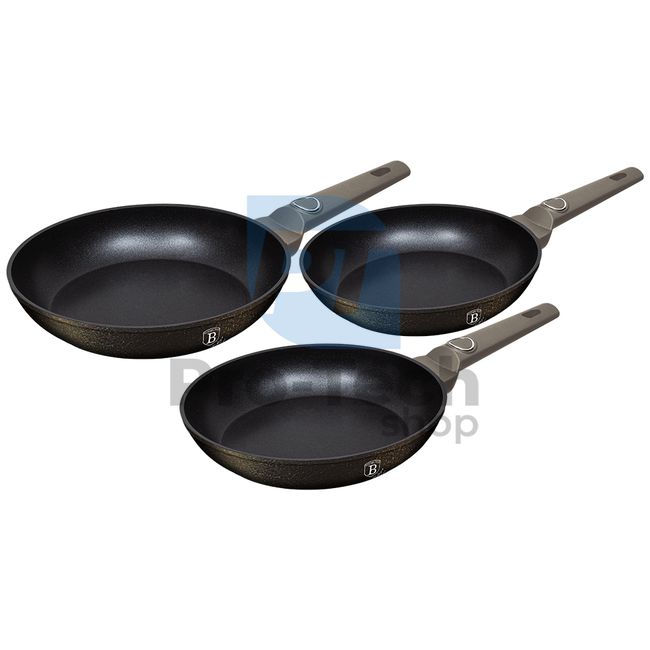 3-piece set of pans with titanium surface CRYSTAL COLLECTION 20698