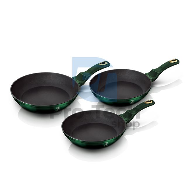 3-piece set of pans with titanium surface EMERALD COLLECTION 20134