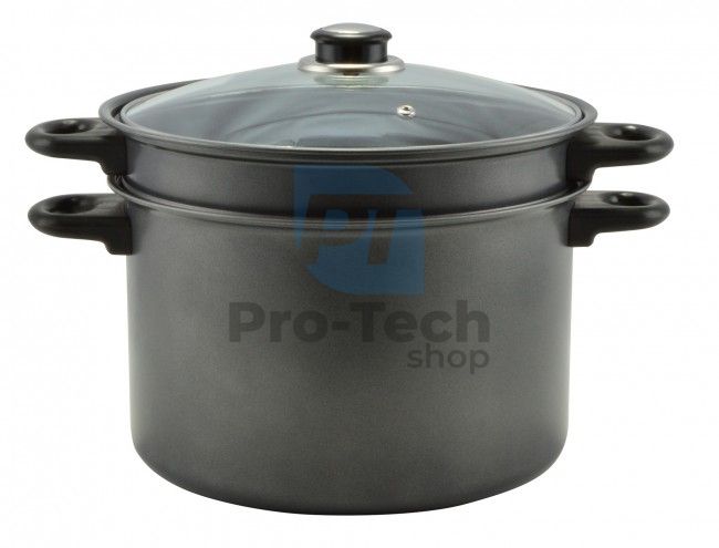 3-piece pasta pot 6,5L 26cm Black 50967