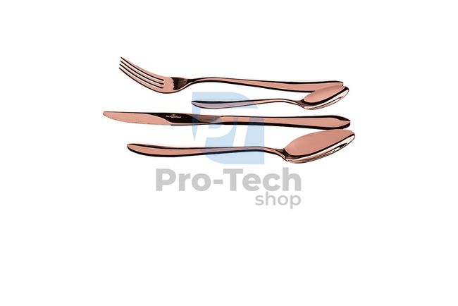 4-piece stainless steel cutlery set MIRROR ROSE GOLD 20962