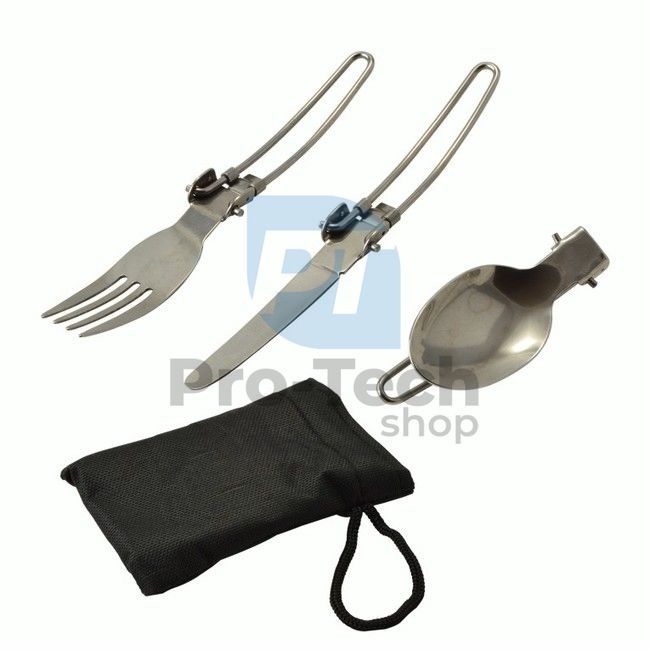 4-piece set of hiking cutlery 52784