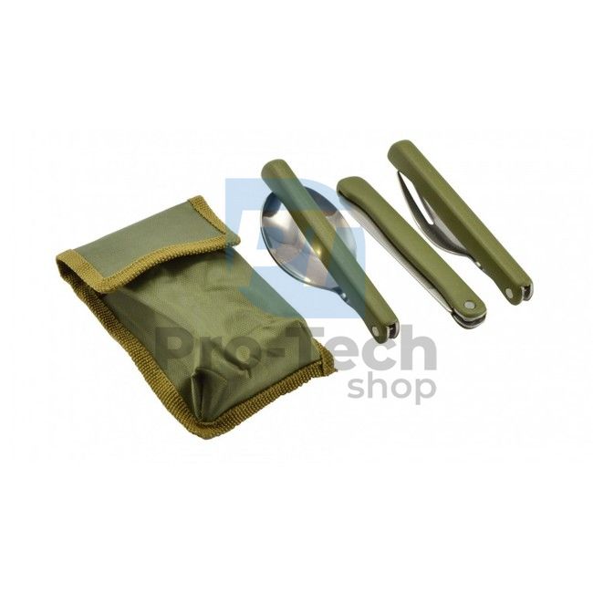 4-piece set of hiking cutlery 51766