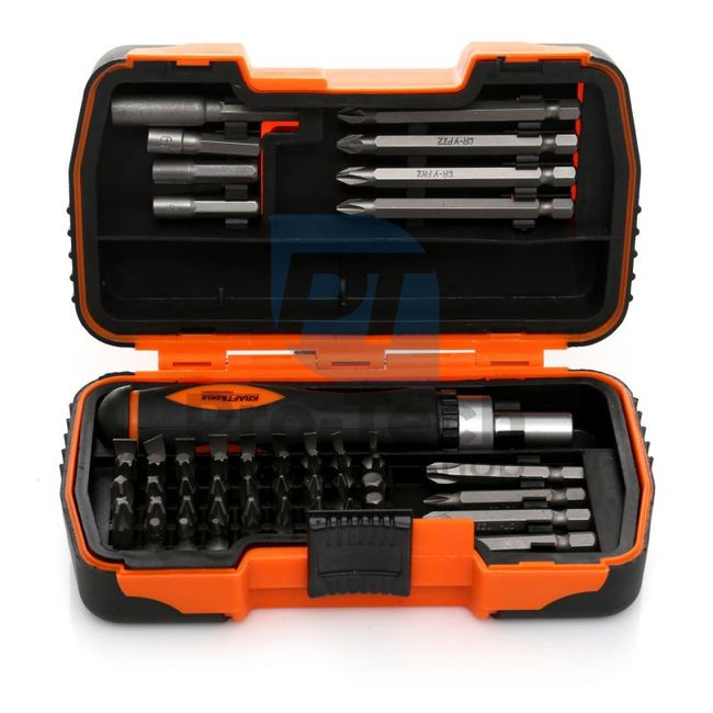 53-piece bit set with screwdriver 10850