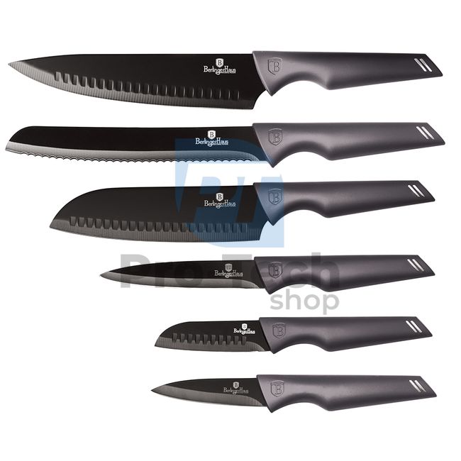 6-piece set of kitchen knives CARBON PRO 19371