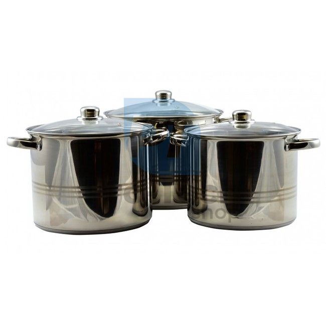 6-piece stainless steel pot set 51520