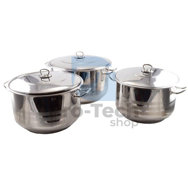 6-piece set of stainless steel pots Arian 52882