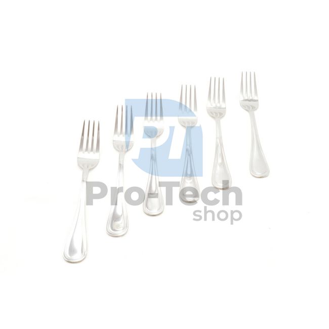 6-piece set of stainless steel cutlery forks London 53562