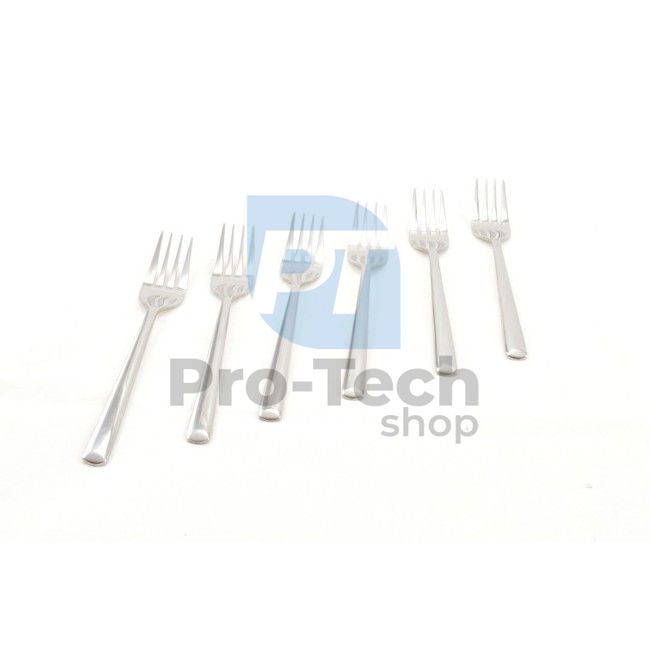 6-piece set of stainless steel cutlery forks Paris 52774