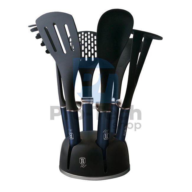 7-piece set of kitchen tools with stand AQUAMARINE 20076