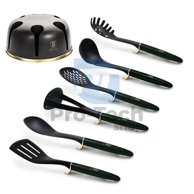 7-piece kitchen tool set with stand EMERALD 20183