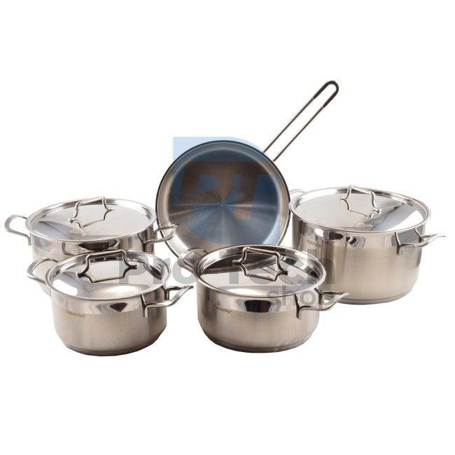 9-piece set of stainless steel pots Anett 52831