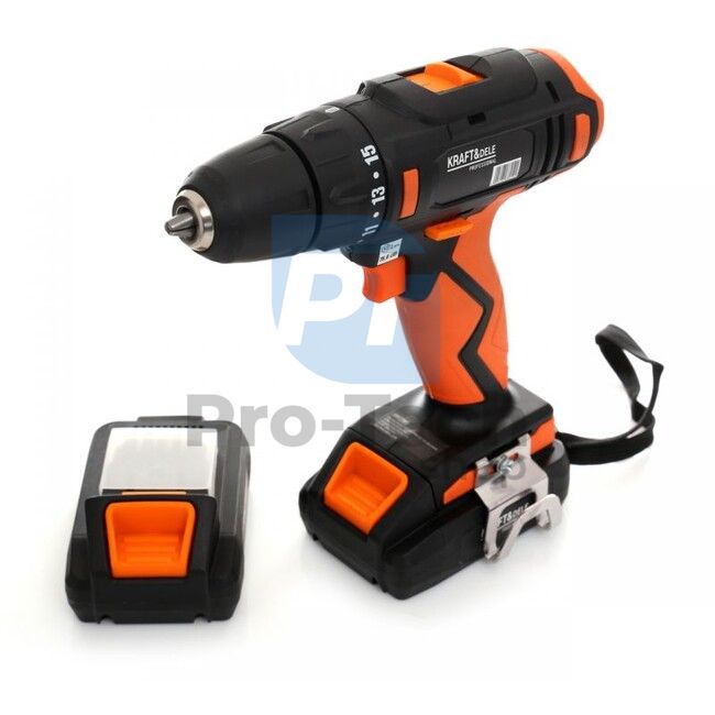 Cordless Screwdriver 2x18V Li-Ion KRAFT DELE 06304