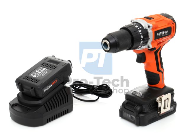 Cordless drill screwdriver 2x20V 15075