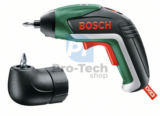 Cordless drilling screwdriver 3,6V Bosch IXO with angle attachment 10796