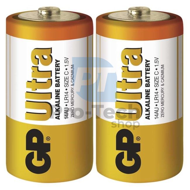 Alkaline battery GP Ultra LR14 (C), 2pcs 70553