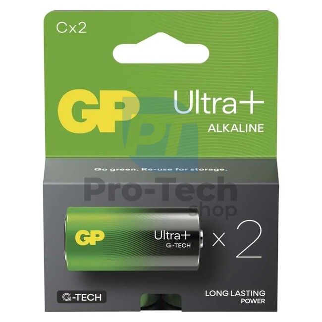 Alkaline battery GP Ultra Plus LR14 (C), 2pcs 70691