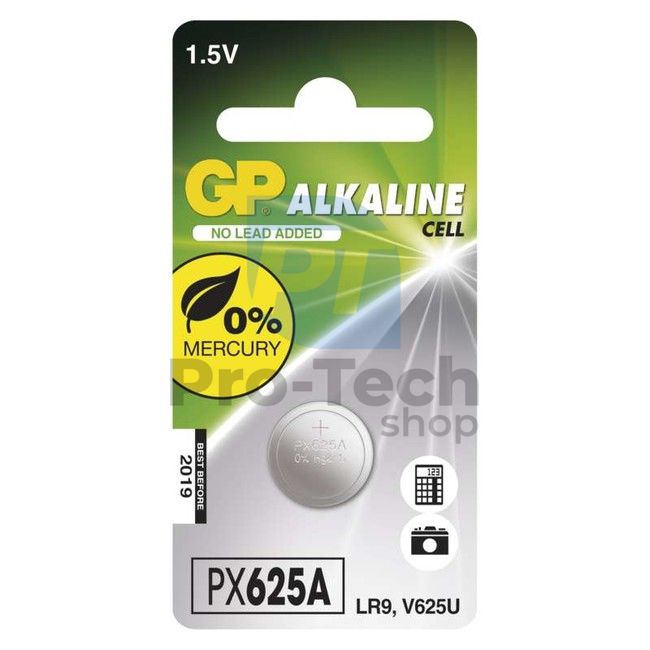 Alkaline button cell battery GP LR9 (625A) 70212