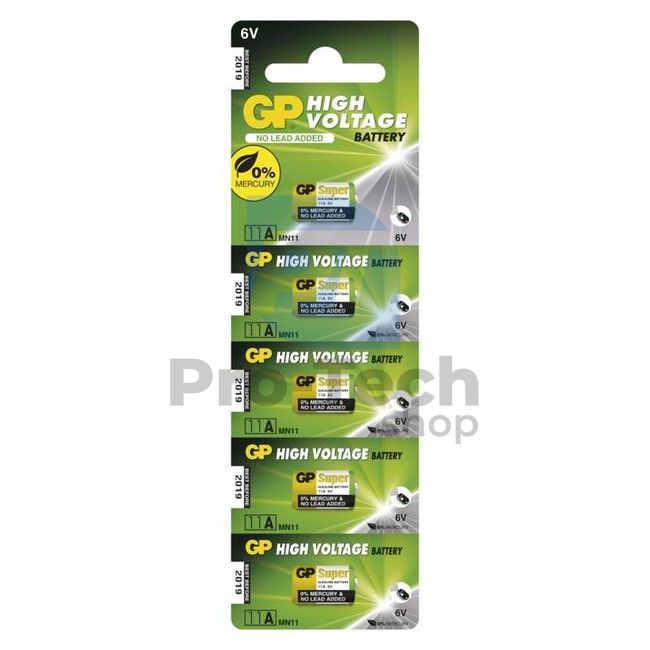 Alkaline special battery GP 11AF (MN11) 6 V, 5pcs 71018