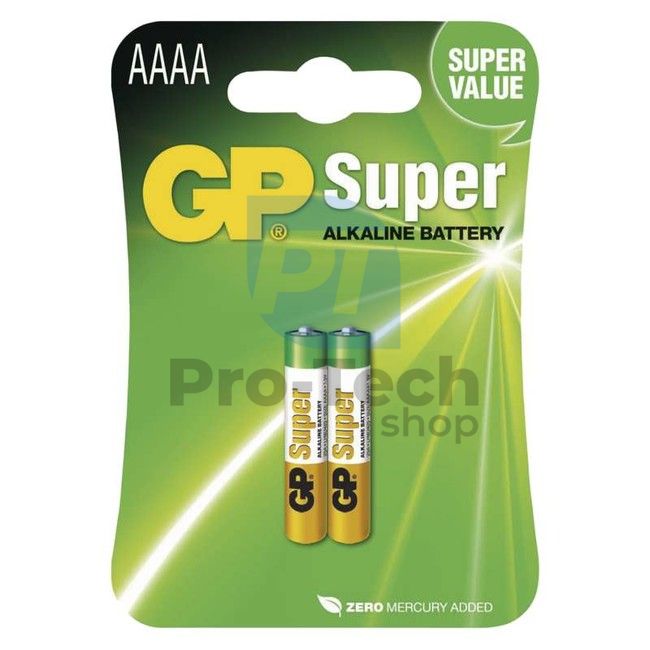 Alkaline special battery GP 25A (AAAA, LR61) 1,5 V, 2pcs 70963