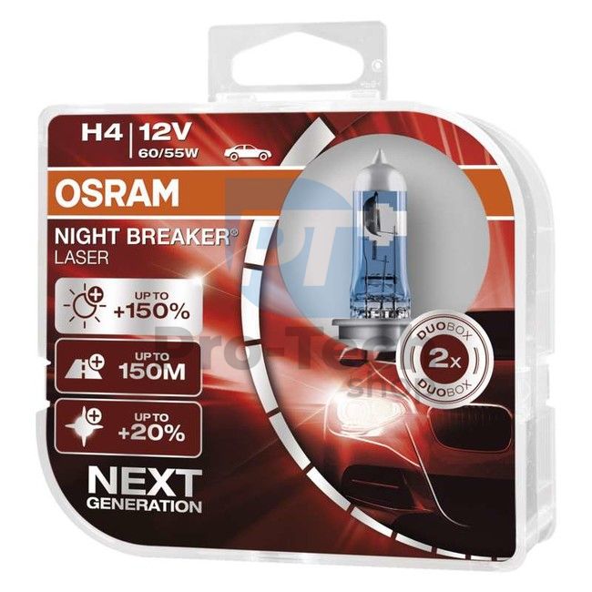 OSRAM H4 55W 12V 64193 NBL, 2pcs 71972