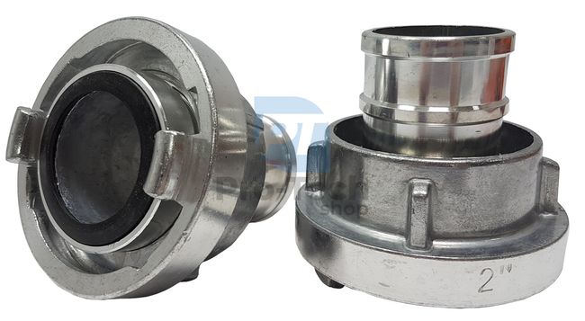 Bayonet coupling connector 2" 2pcs polished 05335