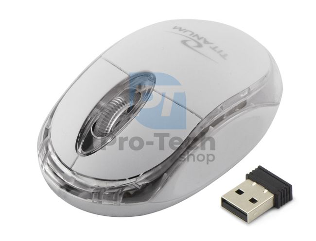 Wireless mouse 3D USB CONDOR, white 73427