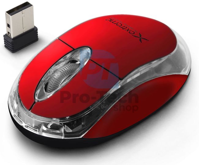 HARRIER 3D USB wireless mouse, red 73447