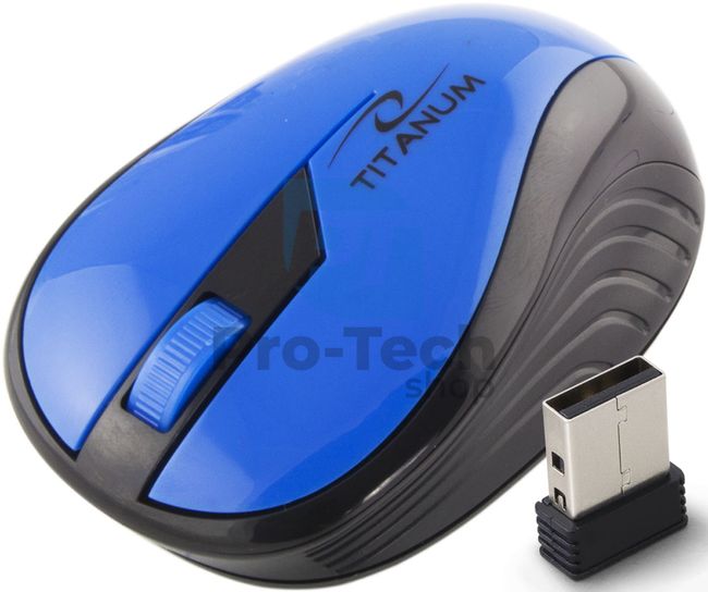 Wireless 3D USB RAINBOW mouse, blue 73413