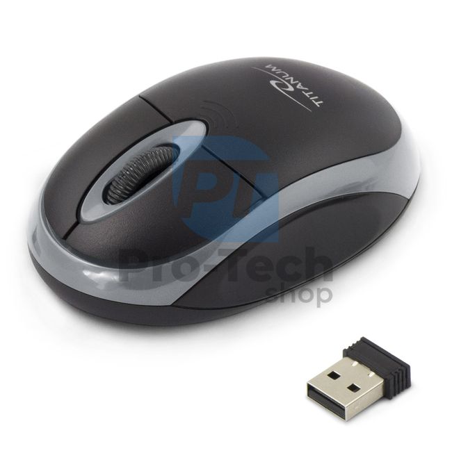 Wireless mouse 3D USB VULTURE, black-grey 73419