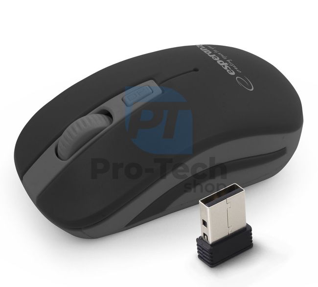 Wireless mouse 4D URANUS, black-grey 73144