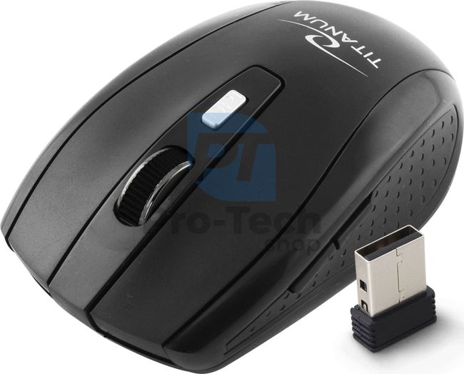 Wireless mouse 6D USB SNAPPER, black 73407