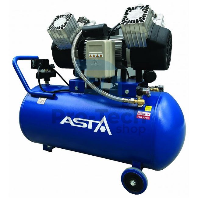 Oil-free compressor 100l 2200W Asta Industry 18507