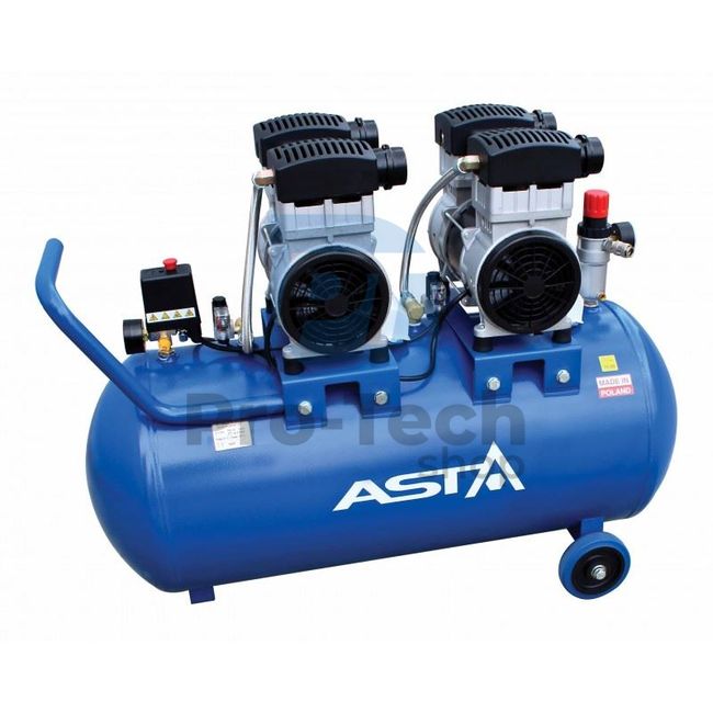 Oil-free compressor 100l 3000W Asta 18506