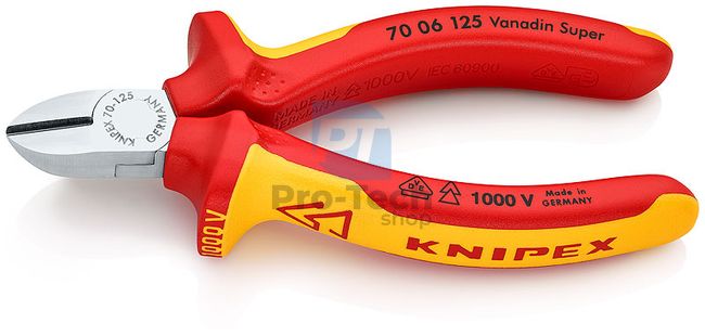 Side nippers insulated 125 mm KNIPEX 08179