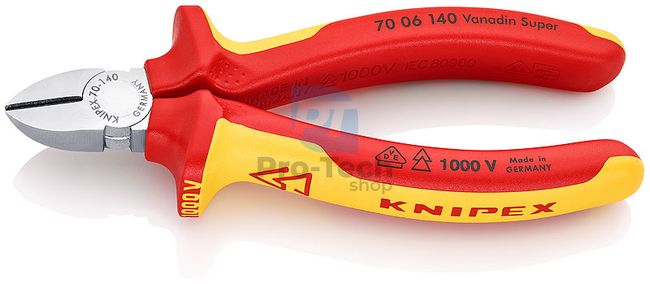 Side training pliers insulated 140 mm KNIPEX 08180