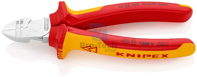 Side-cutting stripping pliers insulated 160 mm KNIPEX 07757