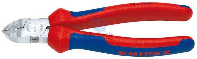 KNIPEX Chrome-plated Side Cutting Stripping Pliers 160 mm 07756