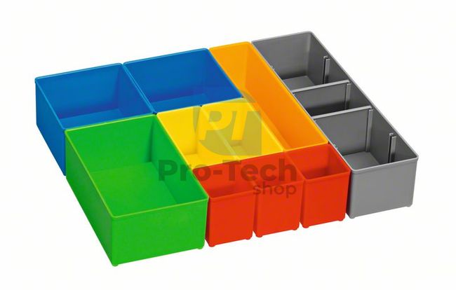 Storage boxes for small items Bosch i-BOXX 72 inset box, 10-piece set 03133