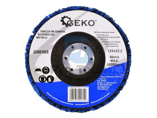 Sanding disc for paint removal 125x22,2mm 02083