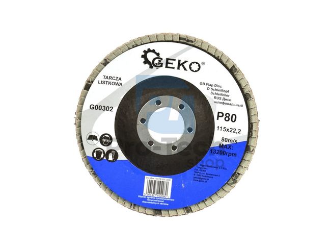 Lamellar grinding wheel 115mm P80 00383