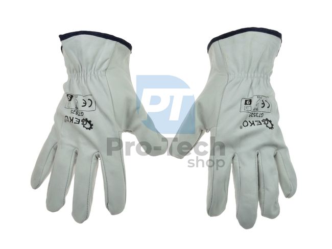 Full leather work gloves made of goatleather 9" 09836